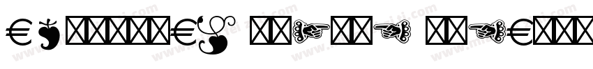 ecritureA romain orne字体转换